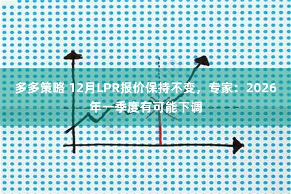 多多策略 12月LPR报价保持不变，专家：2026年一季度有可能下调