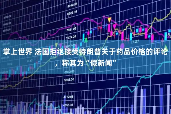 掌上世界 法国拒绝接受特朗普关于药品价格的评论，称其为“假新闻”